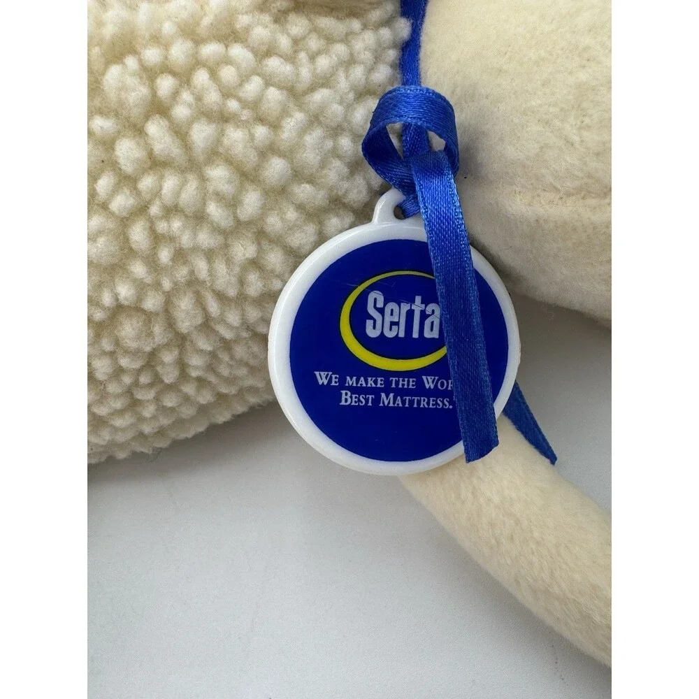 CURTO TOY 2000 Serta Counting Sheep #36 Plush NWT 8” Promo Stuffed Animal